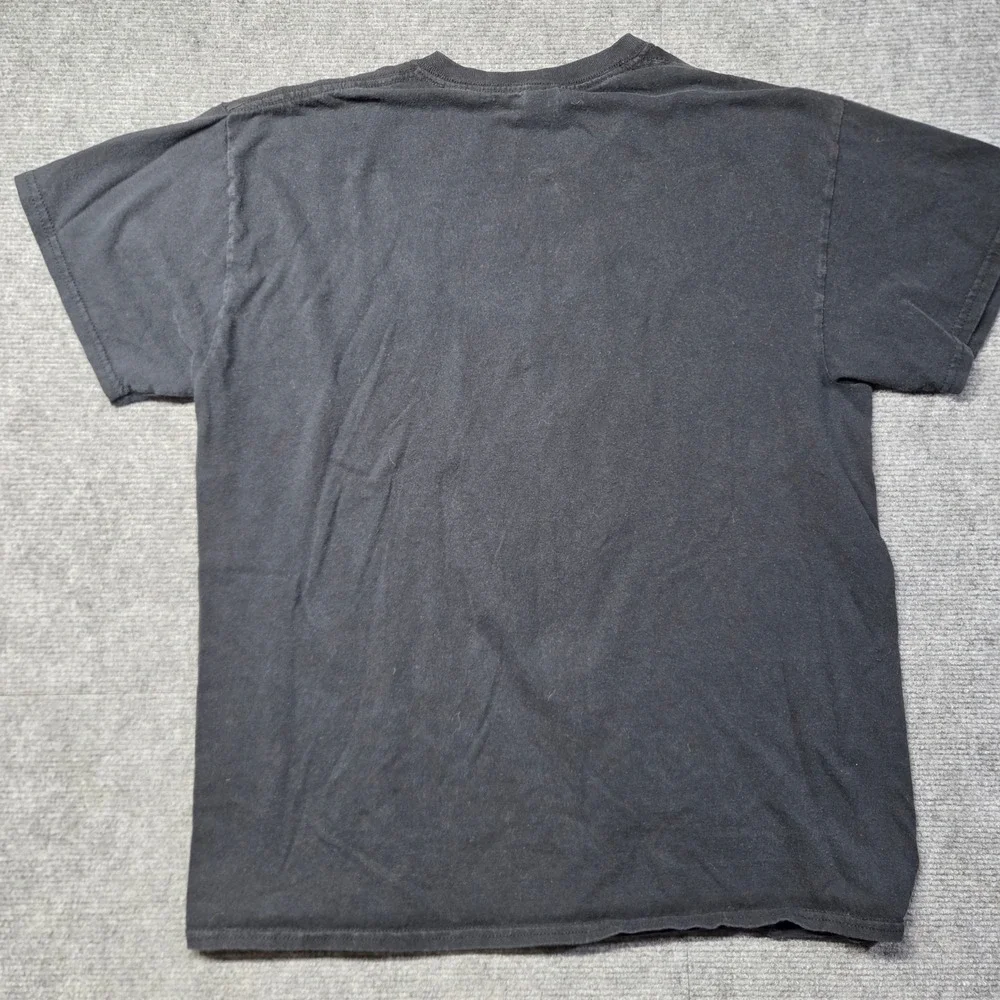 Gildan Heavy Cotton Detroit Red Wing Teddy Bear Streetwear Graphic T Shirt Black - Picture 7 of 8